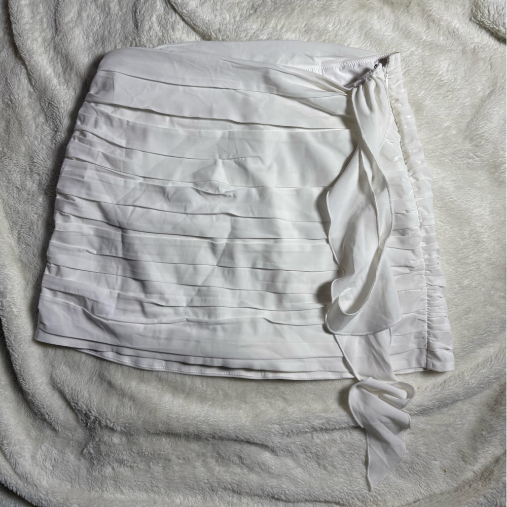Abercrombie & Fitch Crisp White Trousers